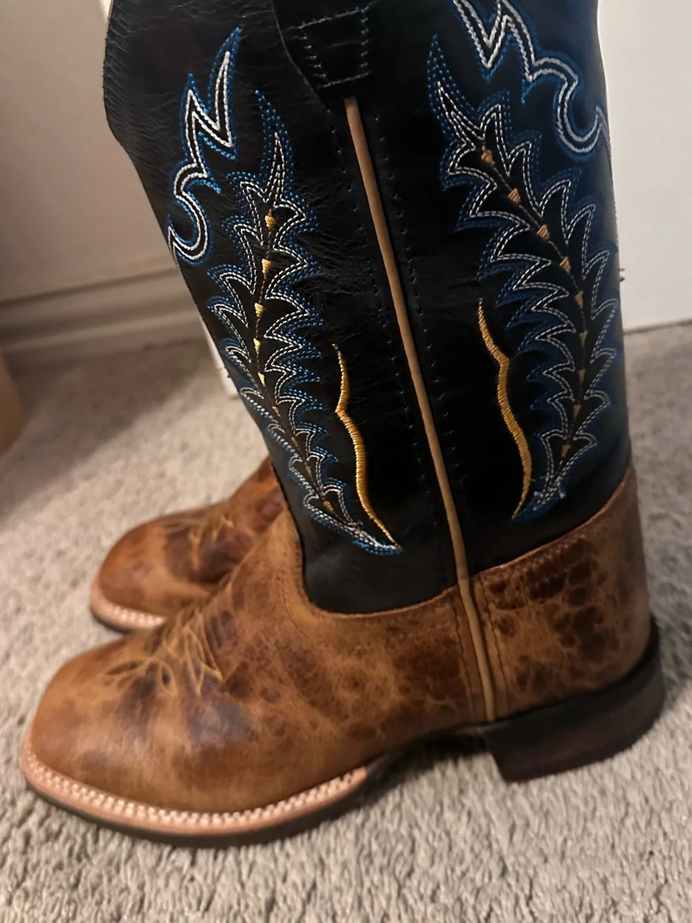 Old West Boy’s Western Boots - Size 4.5